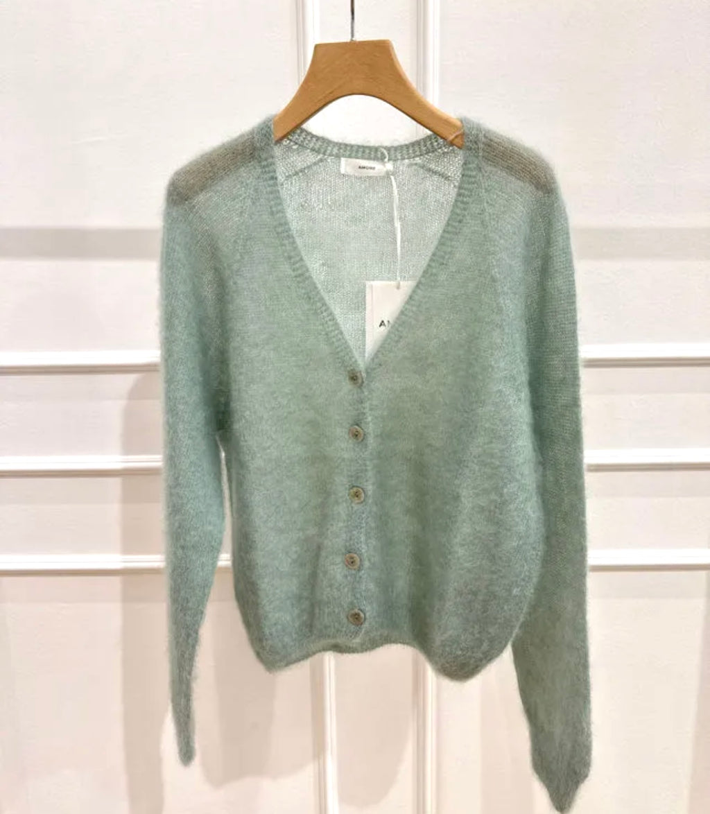 Soft V-Neck Mohair Cardigan