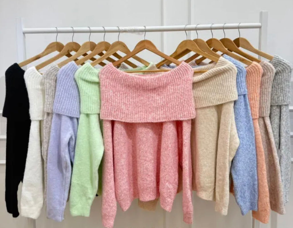 Off-shoulder Sweater