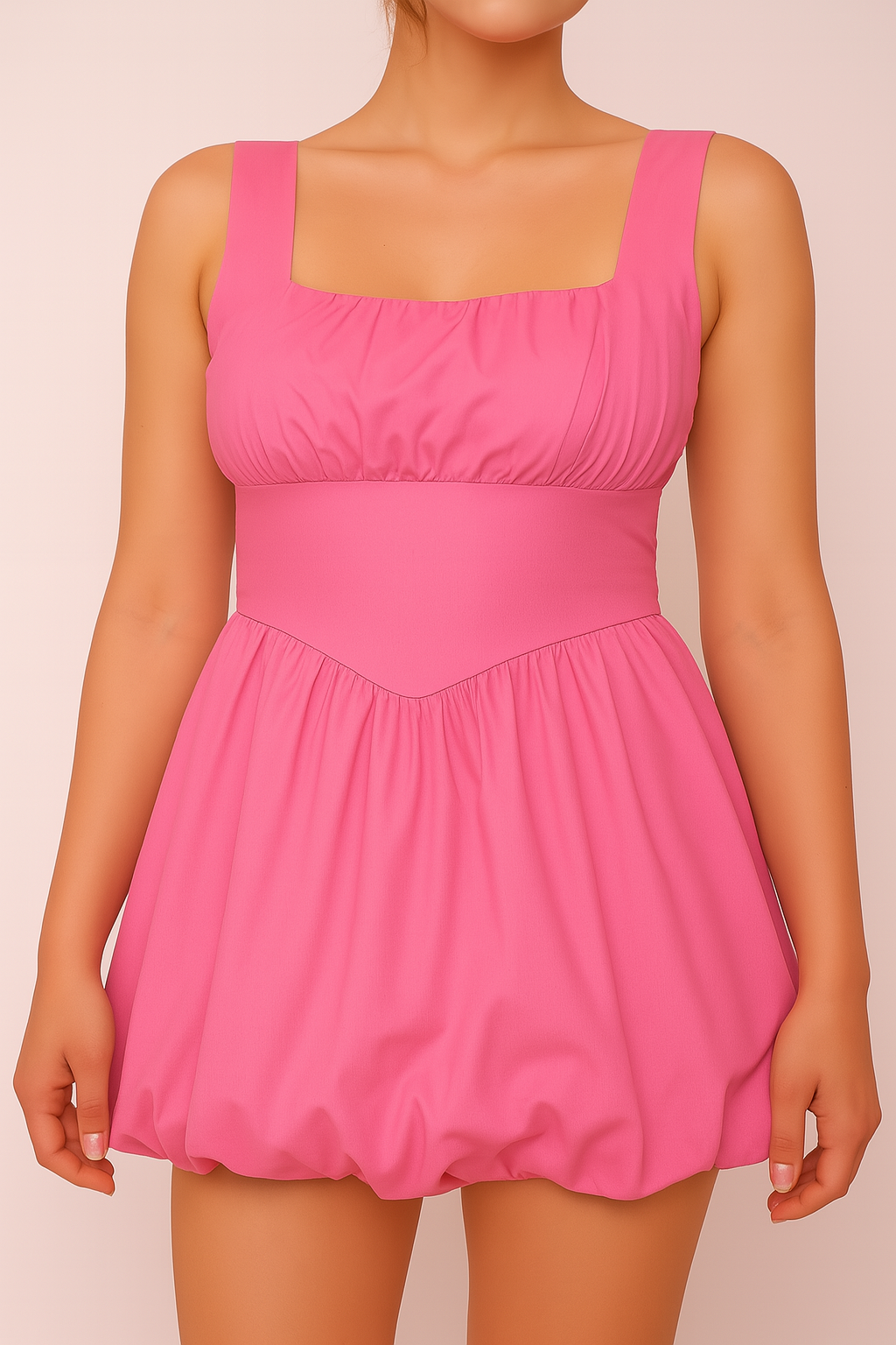 Puff Skirt Mini-dress