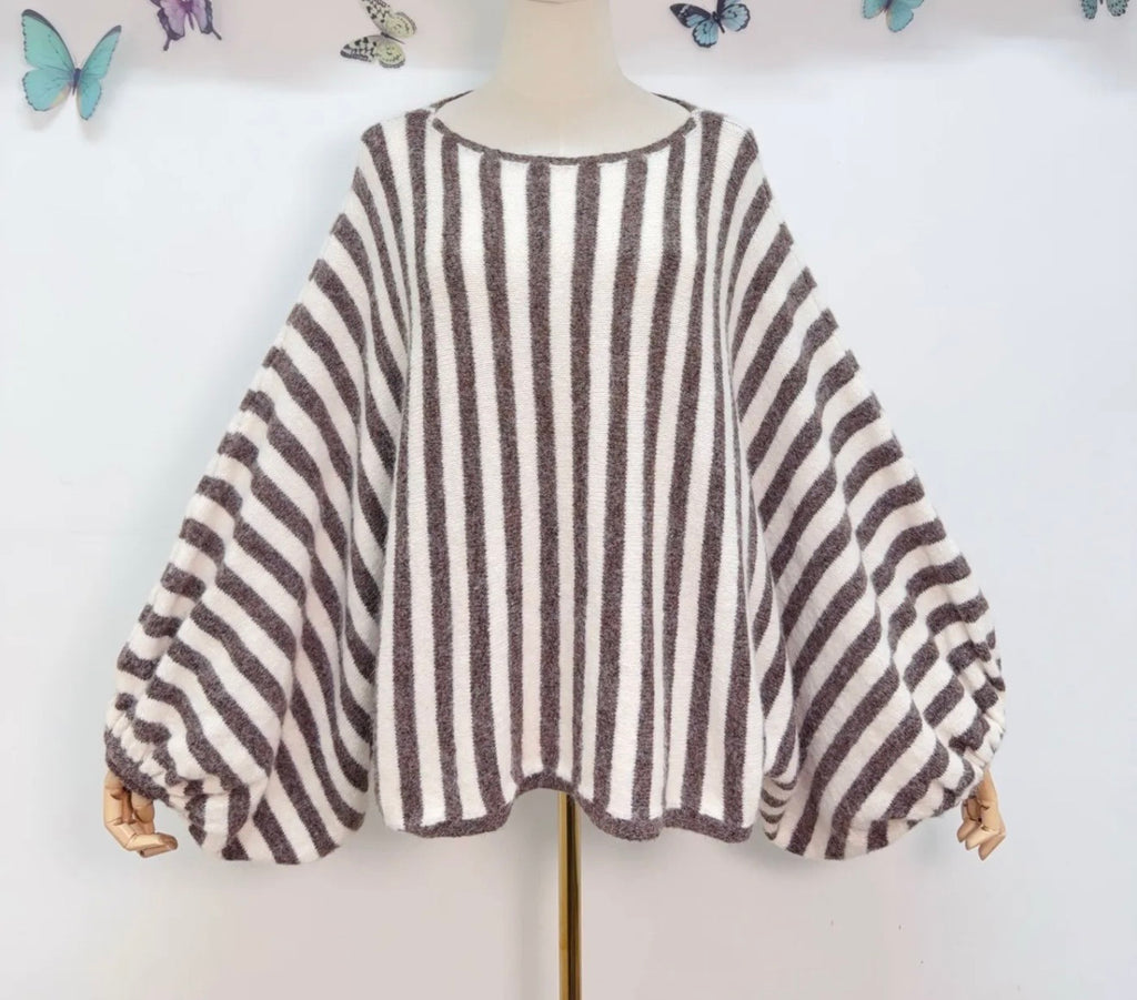 New Boho Sweater Stripes