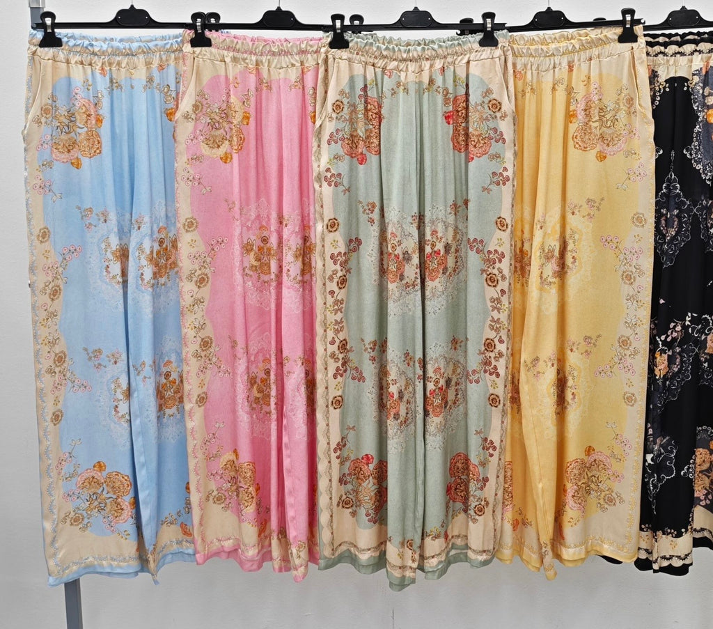 Silk Printed Pants *PRE-SALE*