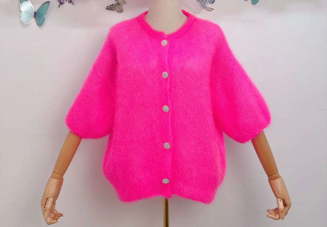 Fluffy Kid Mohair Cardigan