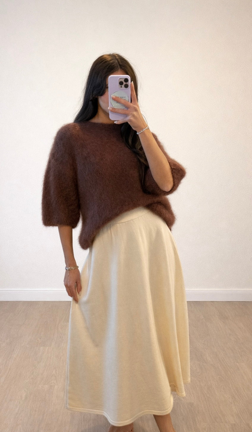 Midi Knit Skirt