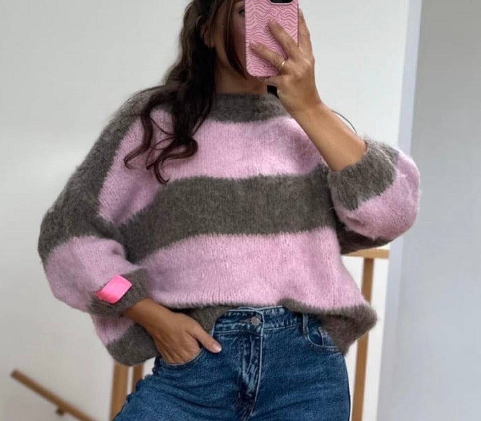 Striped knit Sweater