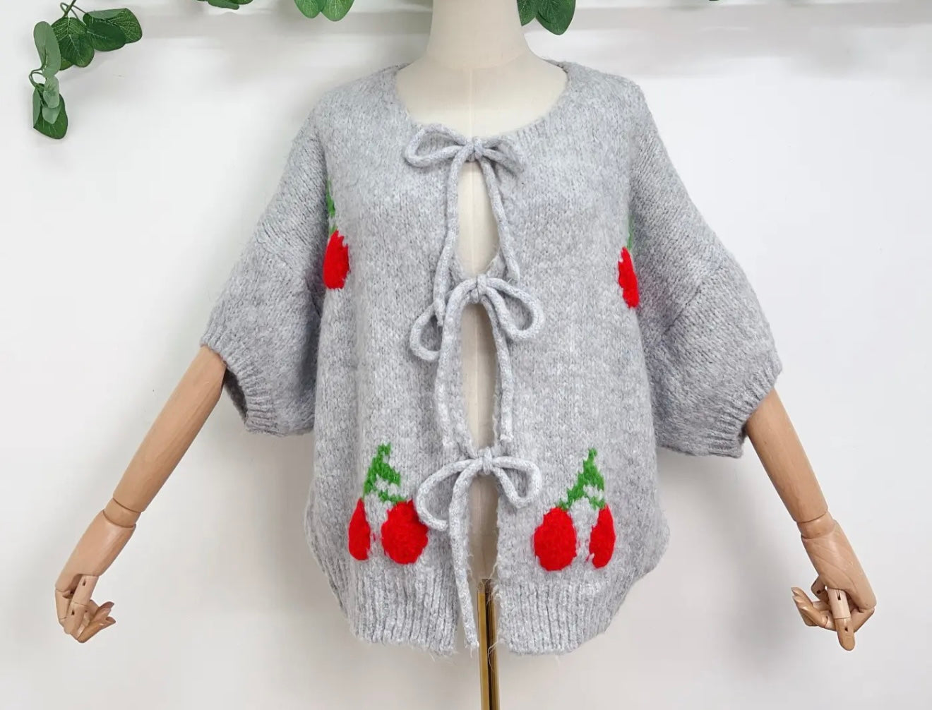 Cherry Knit Cardigan