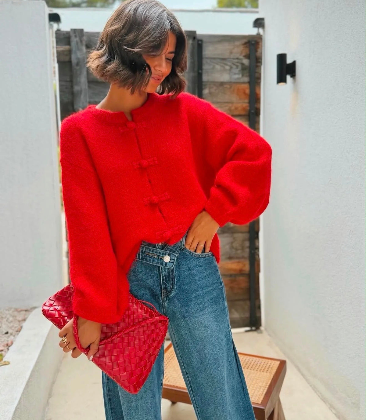 Red Cardigan