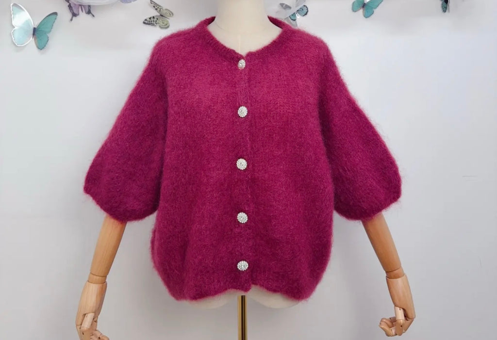 Fluffy Kid Mohair Cardigan
