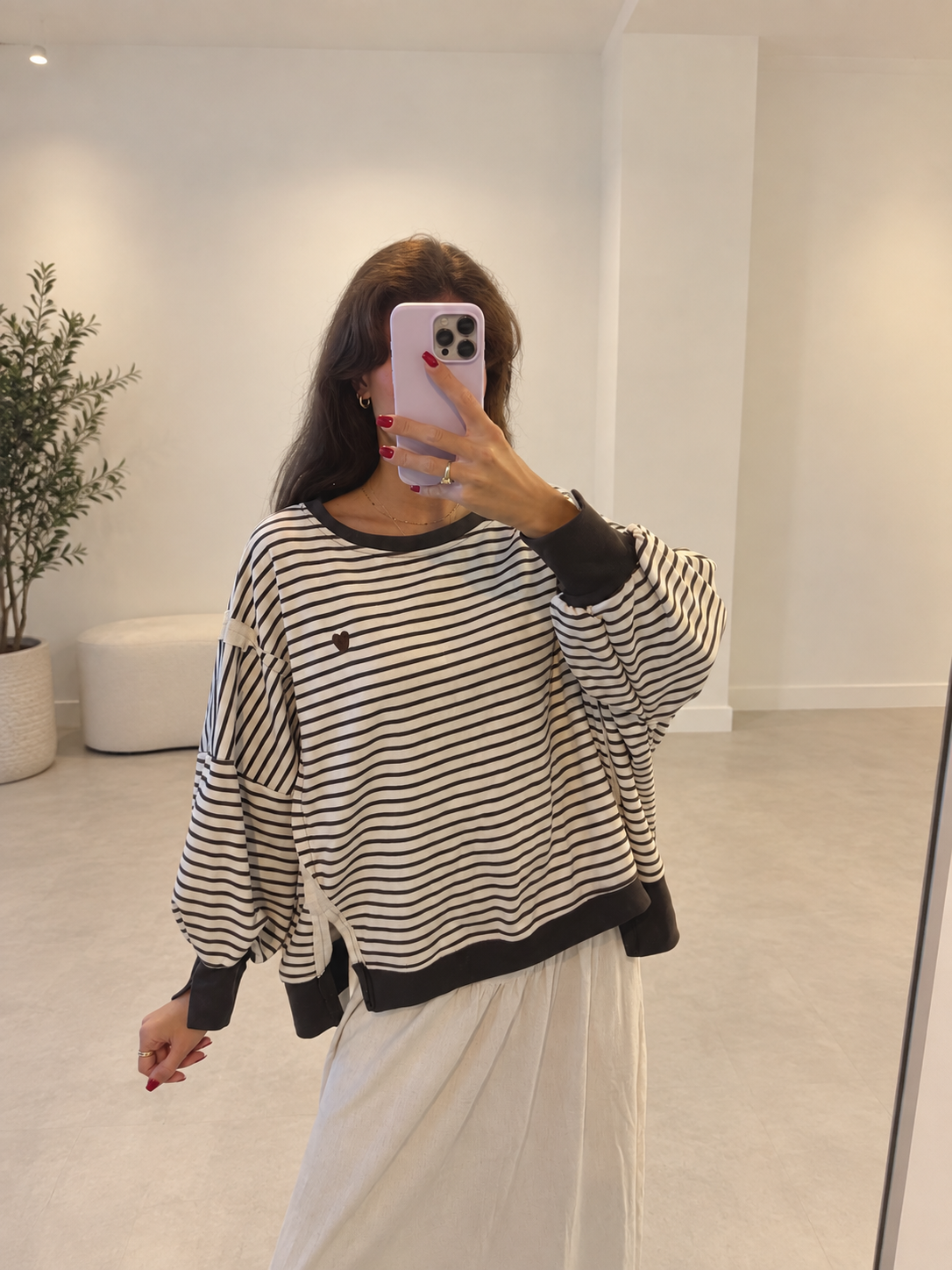 Oversize Stripe Sweater