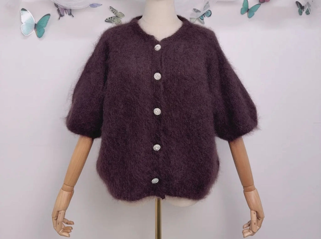 Fluffy Kid Mohair Cardigan
