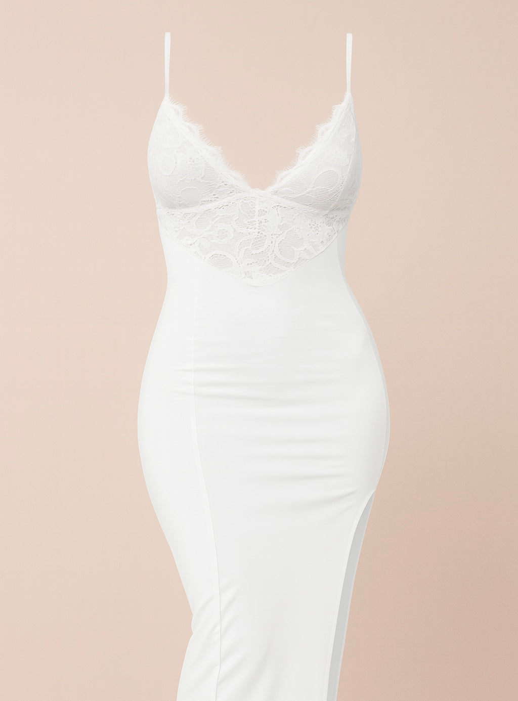 Lace Contour Midi Dress