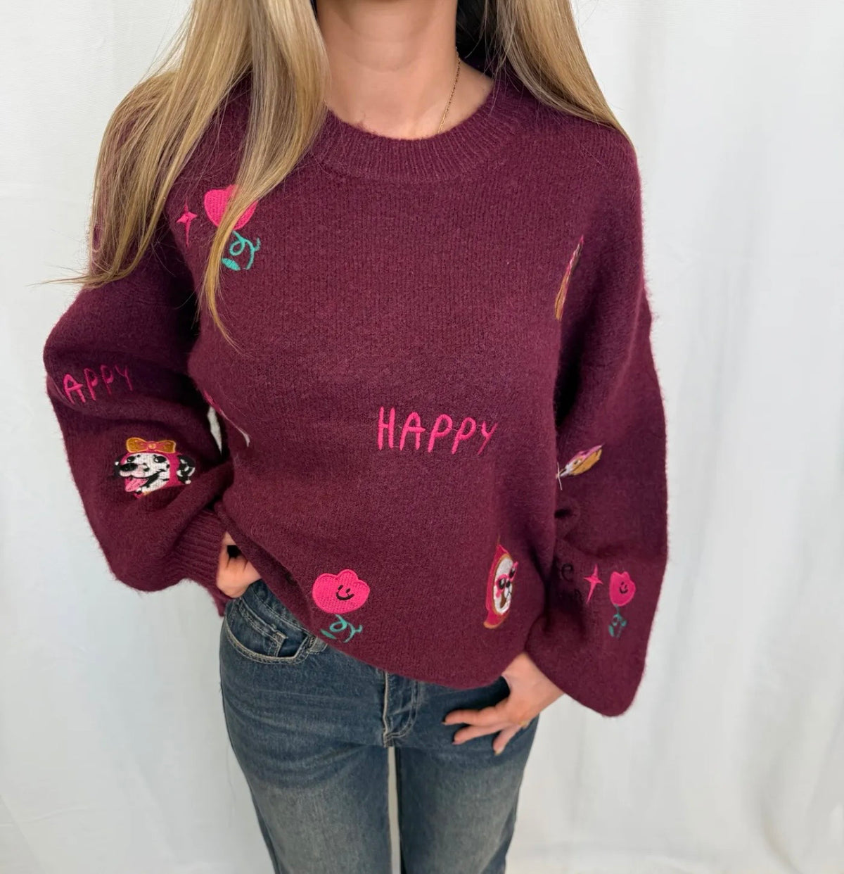 Patch Sweater