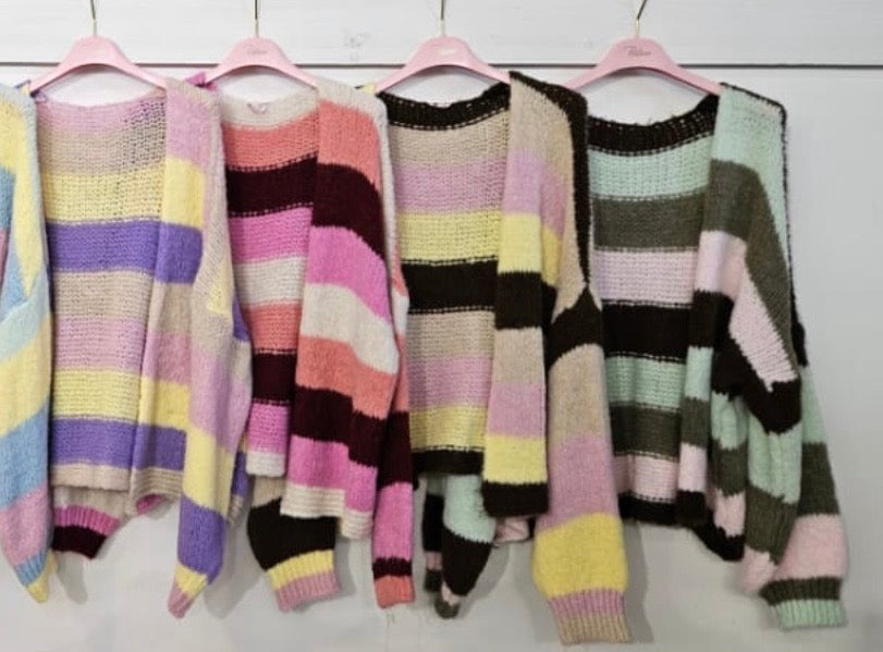 Stripe Cardigan