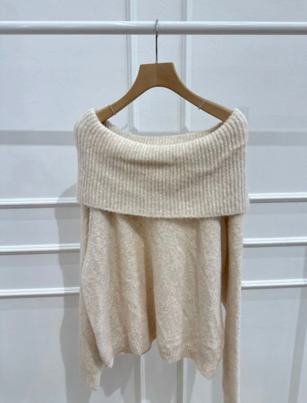 Off-shoulder Sweater