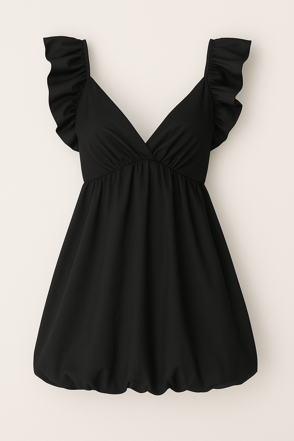 Ruffle Sleeve Dress