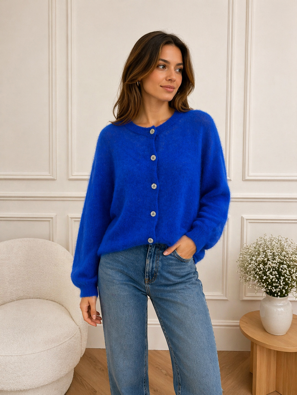 Soft Mohair Cardigan