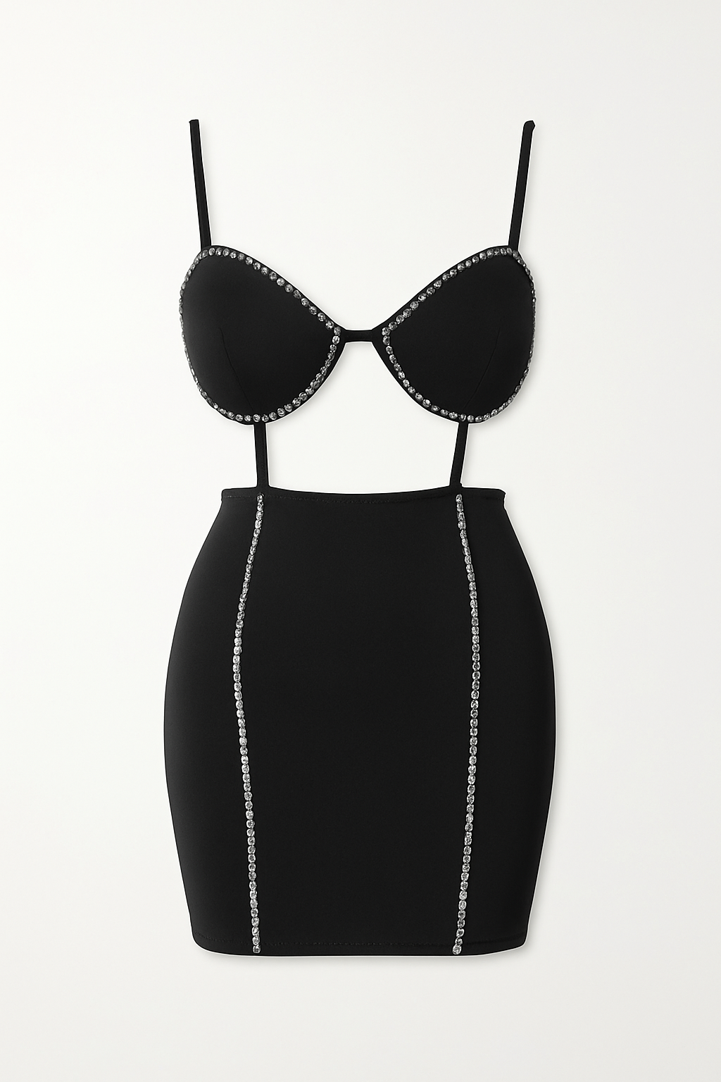 Crystal Cut-out Dress