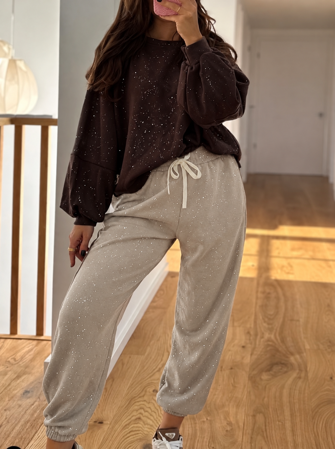Glitter Jogger Pants