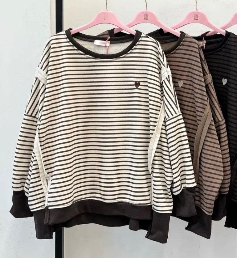 Oversize Stripe Sweater