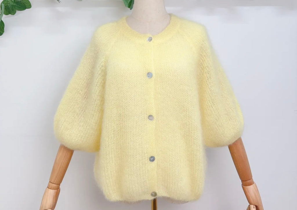 Soft Kid Mohair Cardigan