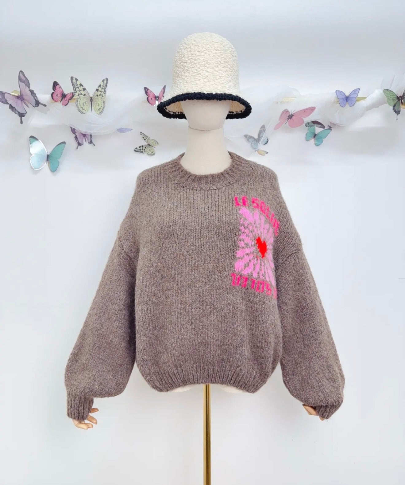 Graphic Knit Sweater