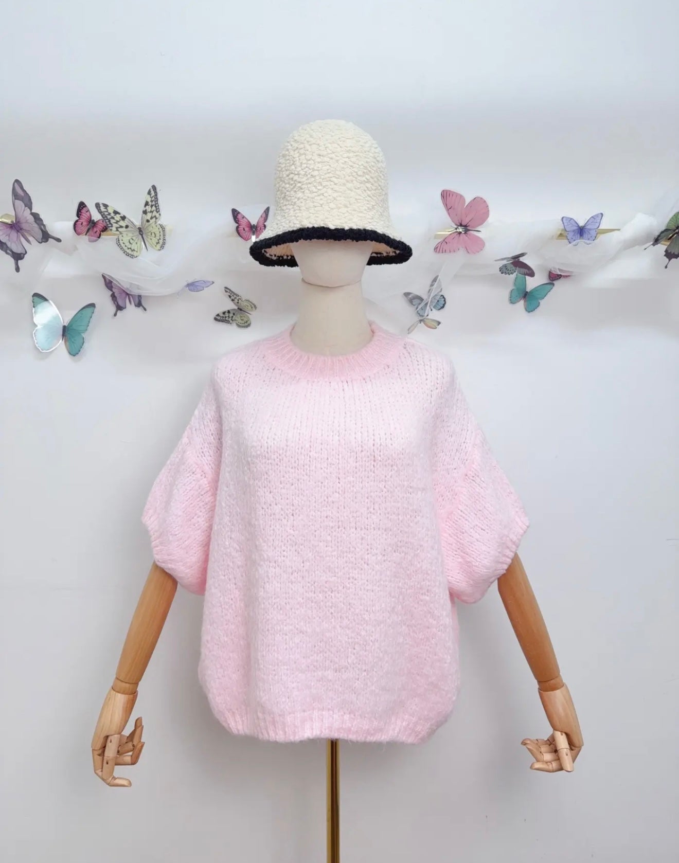 Short Sleeve Knit Sweater