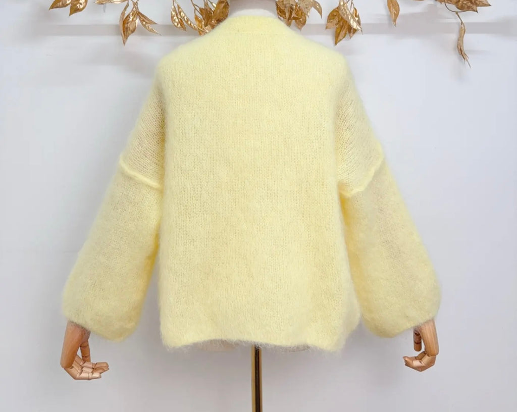 kid mohair wool sweater