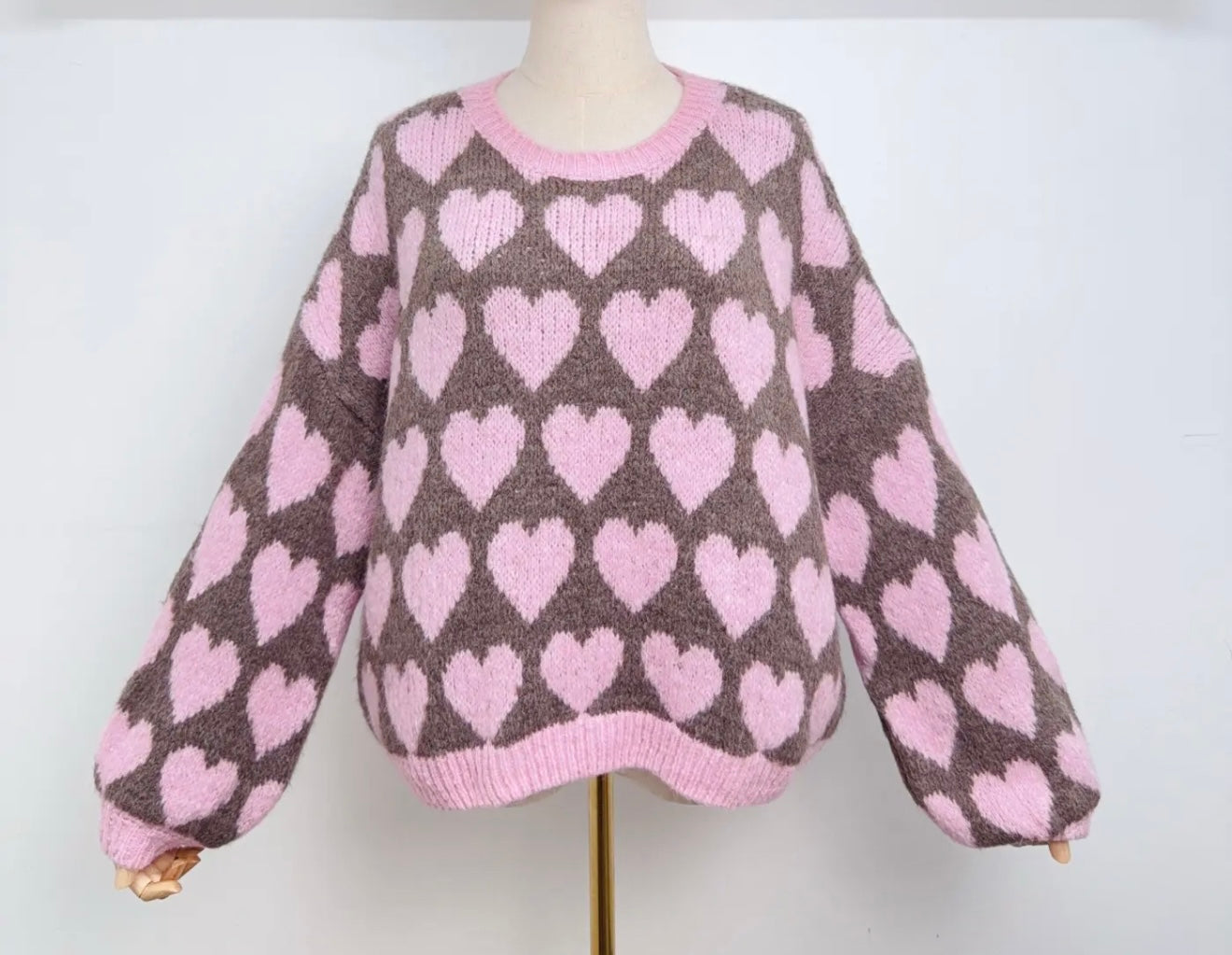 Cozy heart sweater