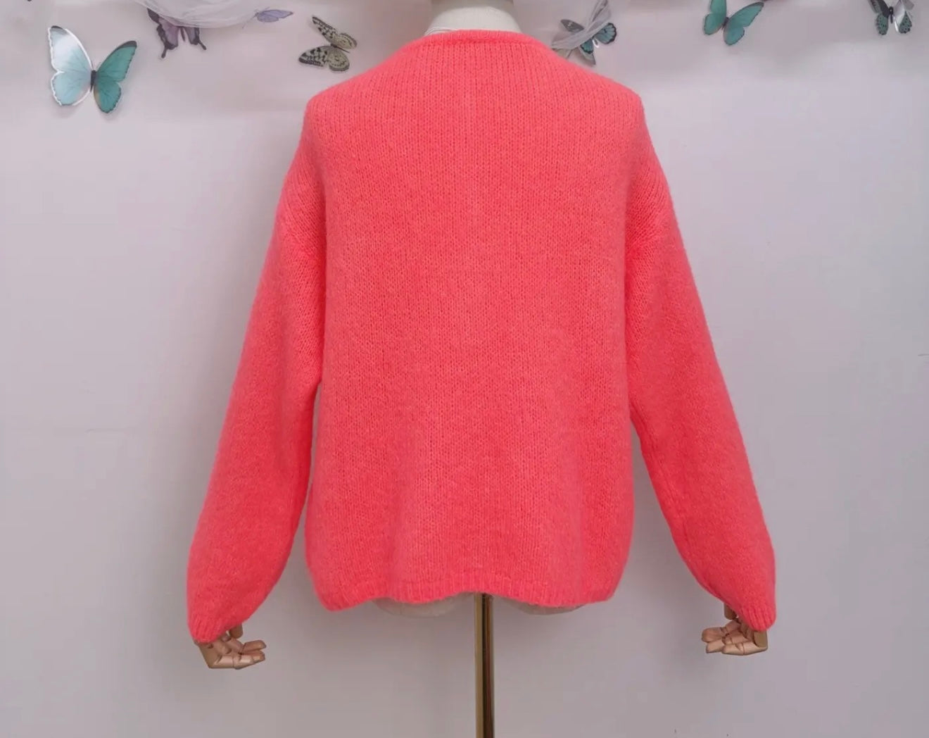 Mohair wool cardigan