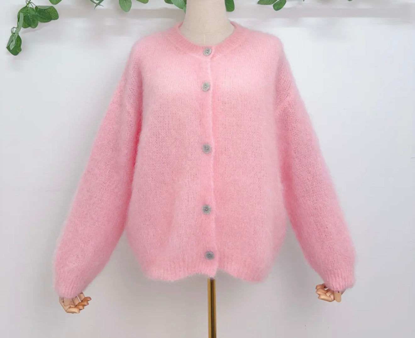 Soft Mohair Blend Cardigan