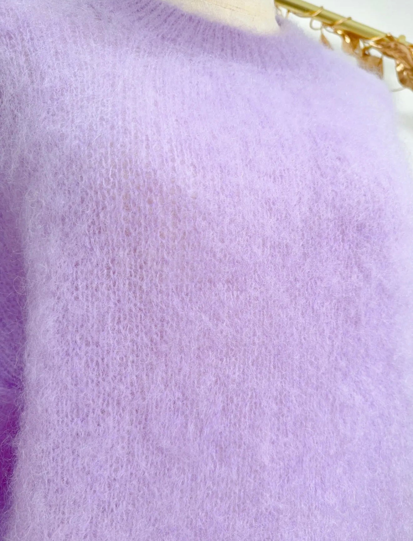 kid mohair wool sweater