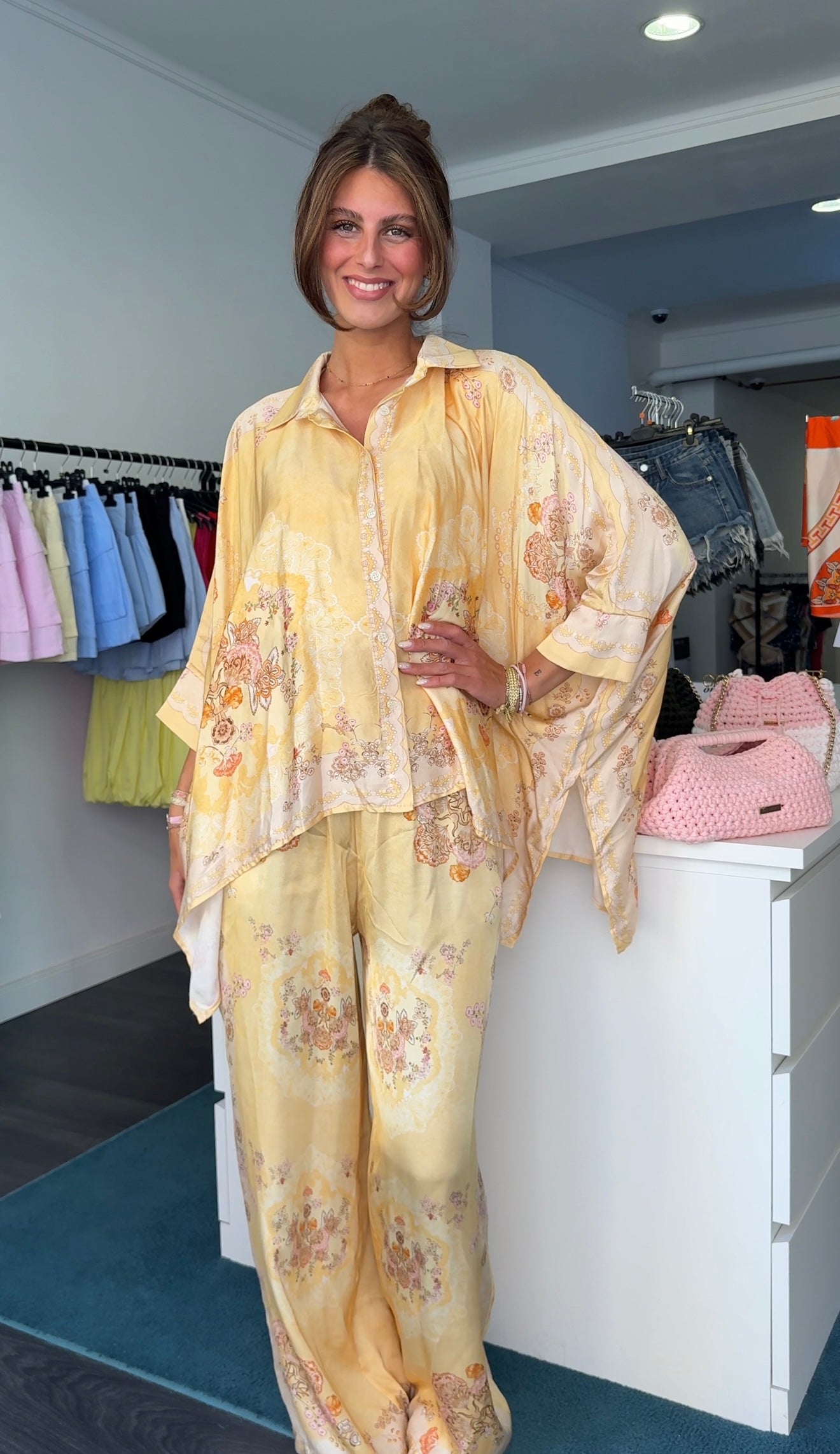 Silk Printed Pants *VORVERKAUF*
