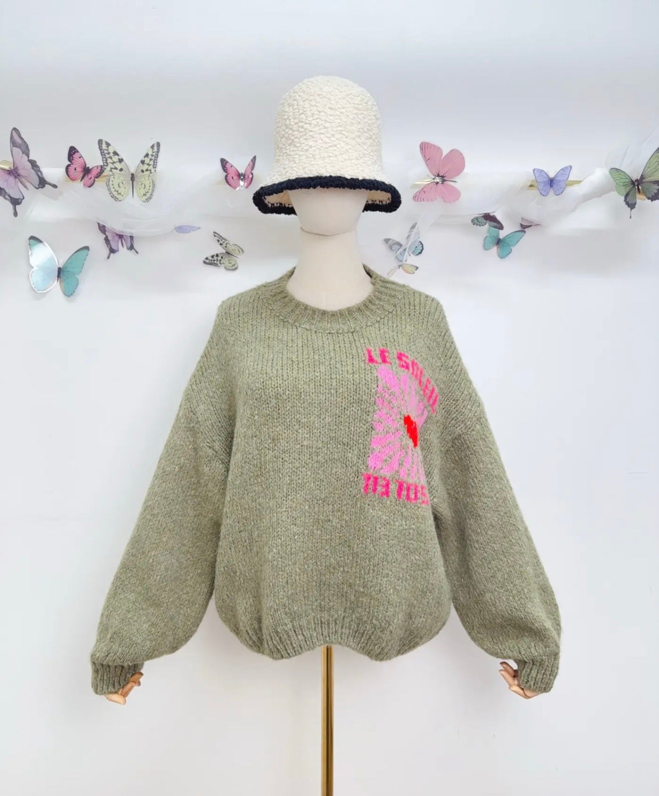 Graphic Knit Sweater