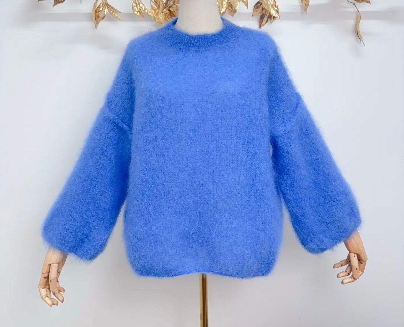 kid mohair wool sweater