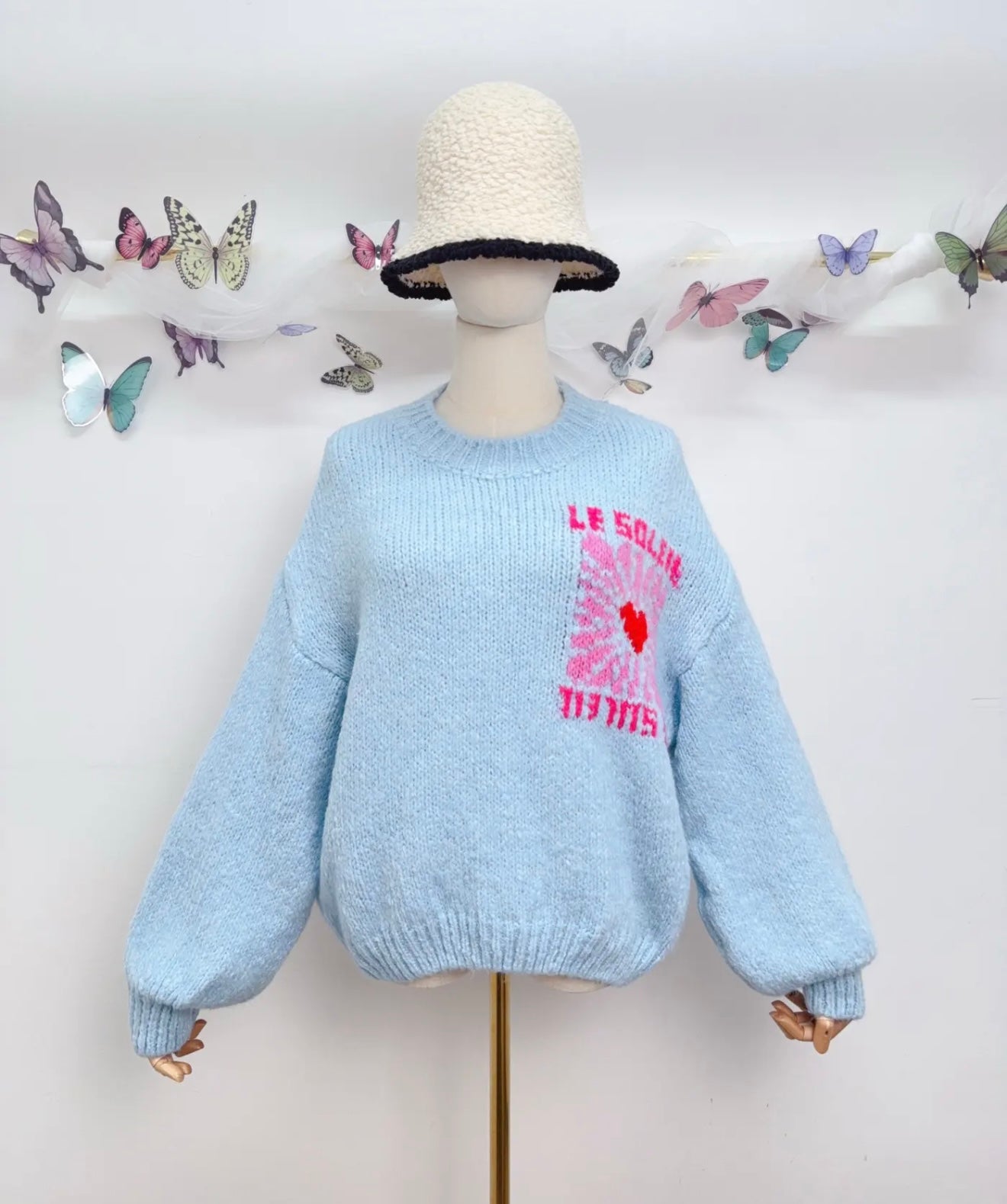 Graphic Knit Sweater