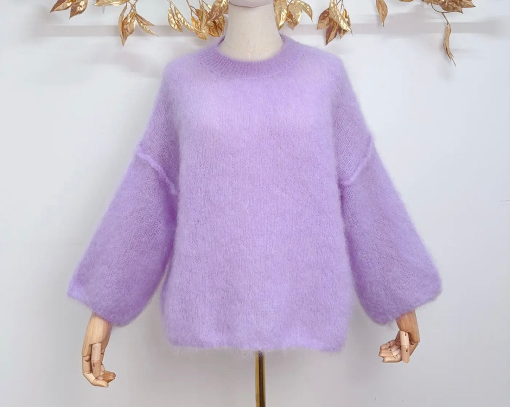 kid mohair wool sweater