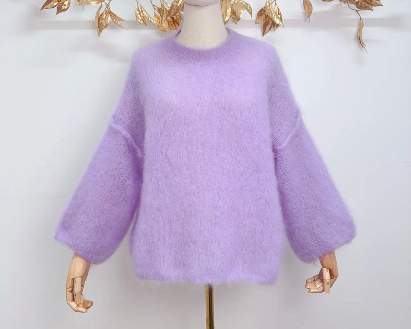 kid mohair wool sweater