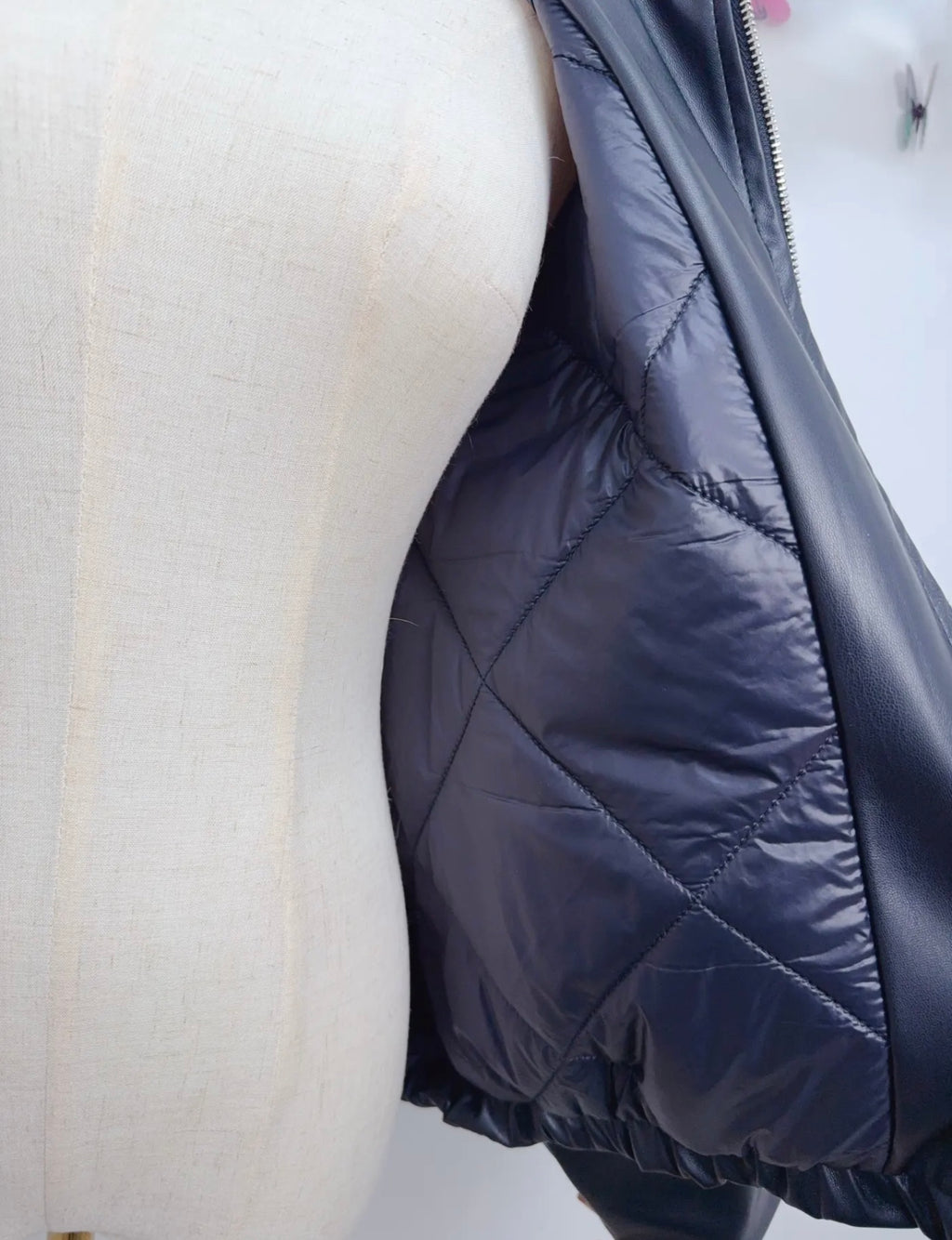 Oversized Faux Leather Jacket