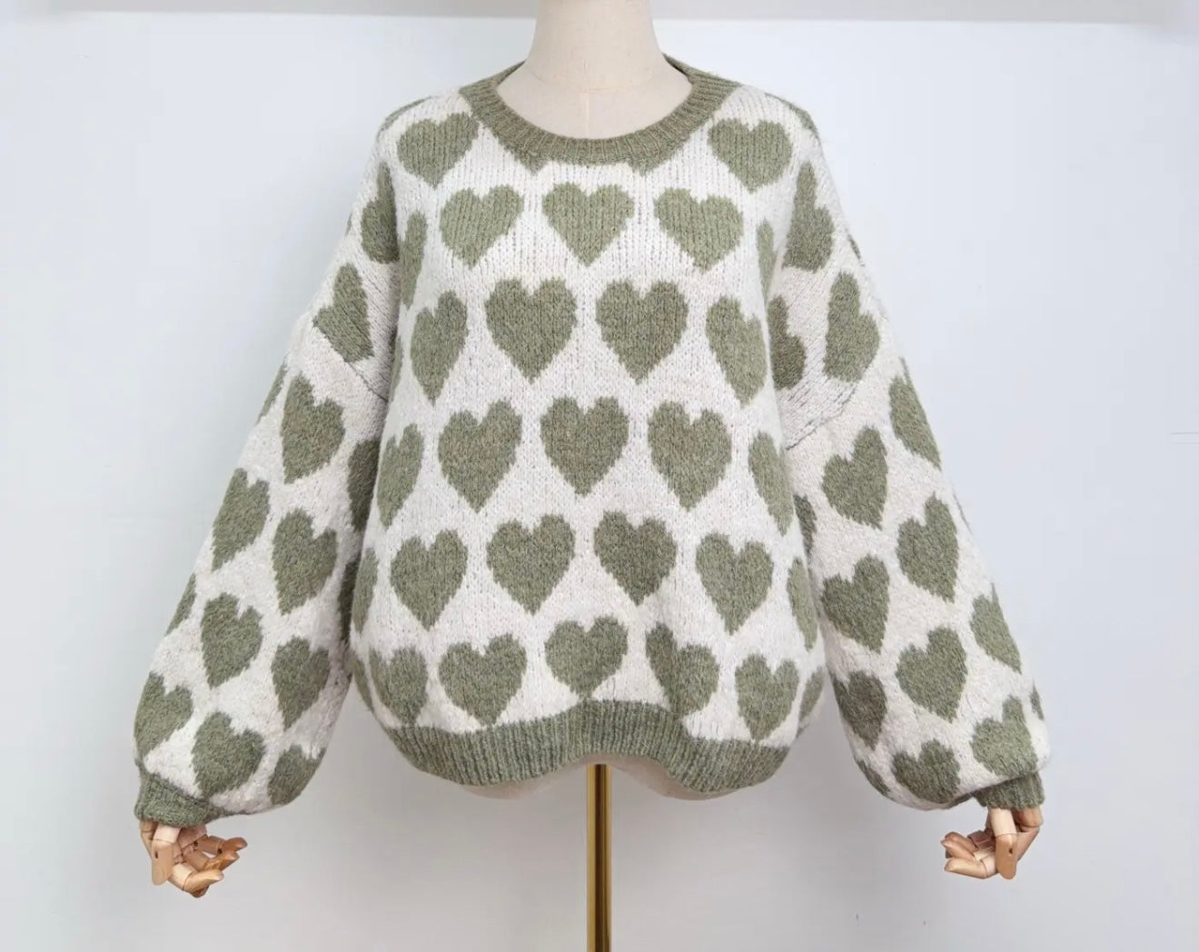Cozy heart sweater