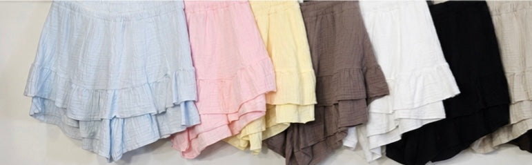 Musselin Skort