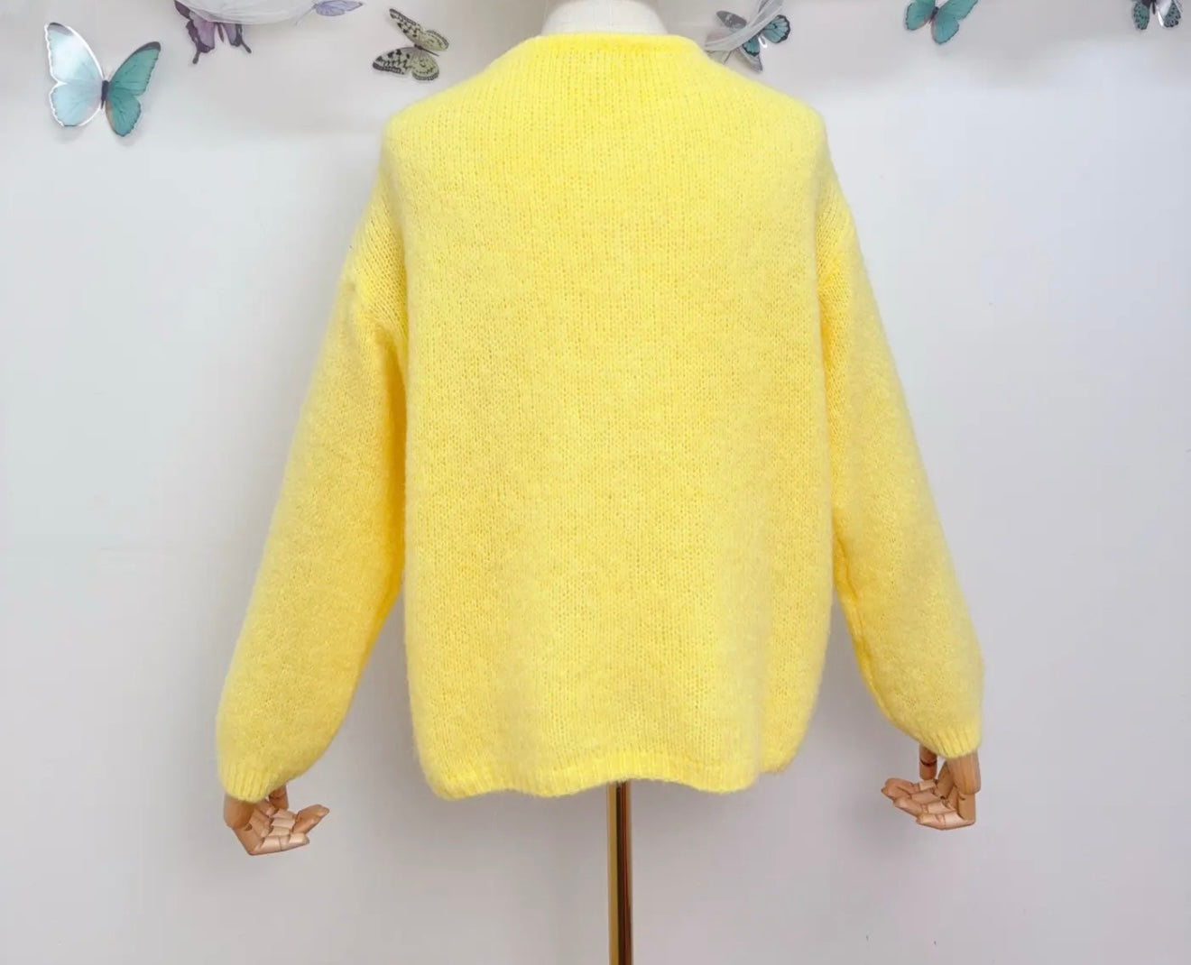 Mohair wool cardigan
