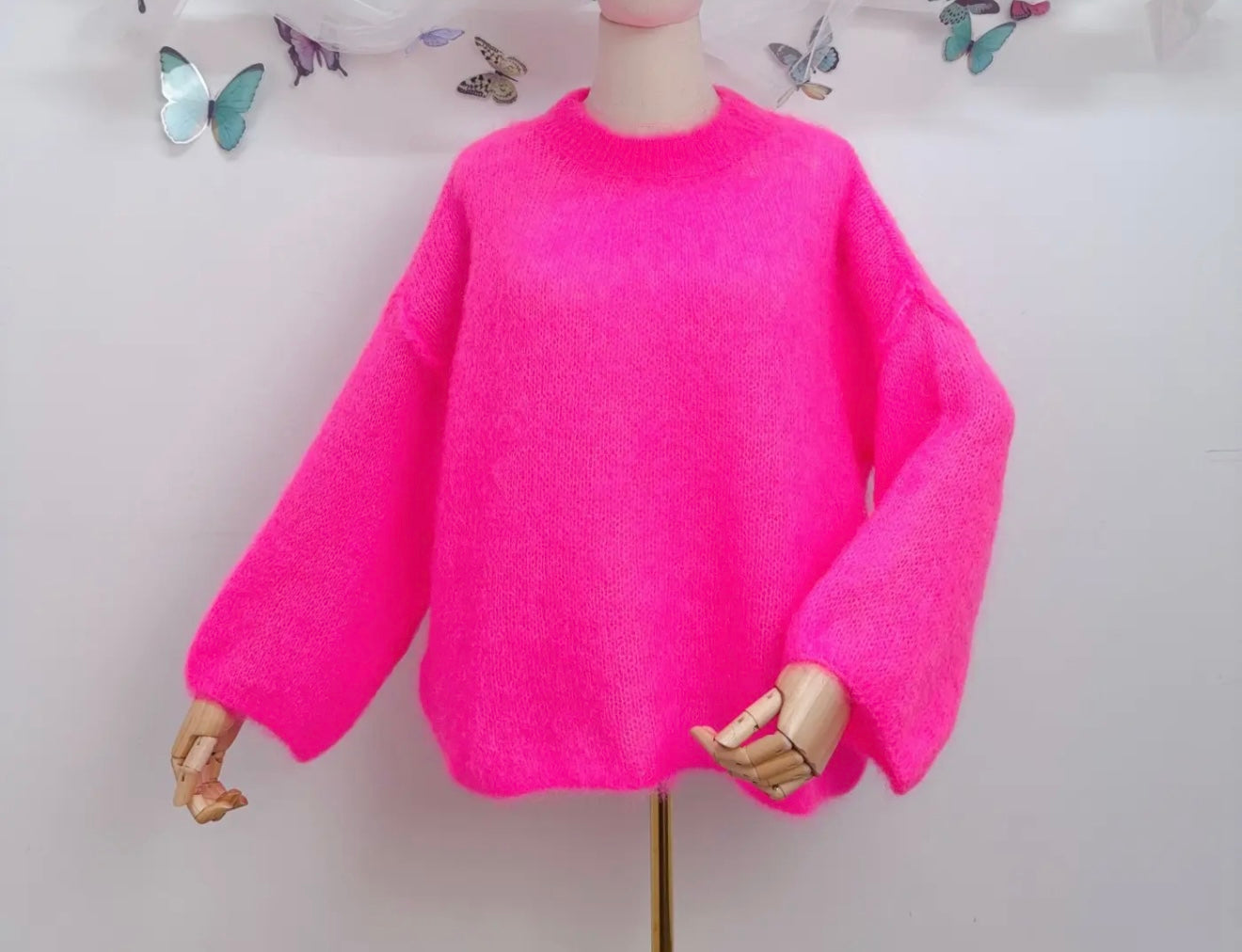kid mohair wool sweater