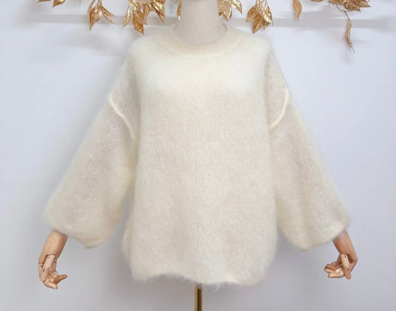 kid mohair wool sweater