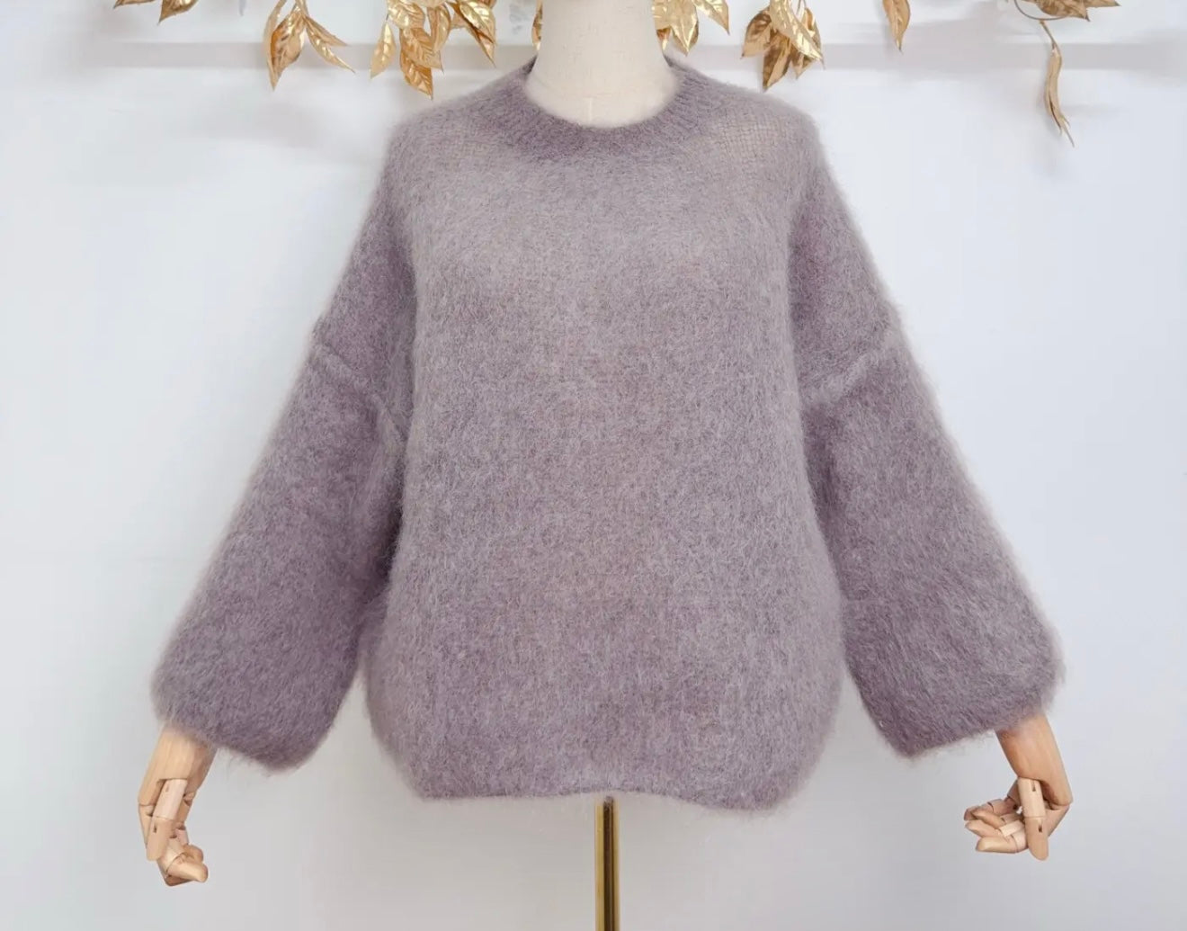 kid mohair wool sweater