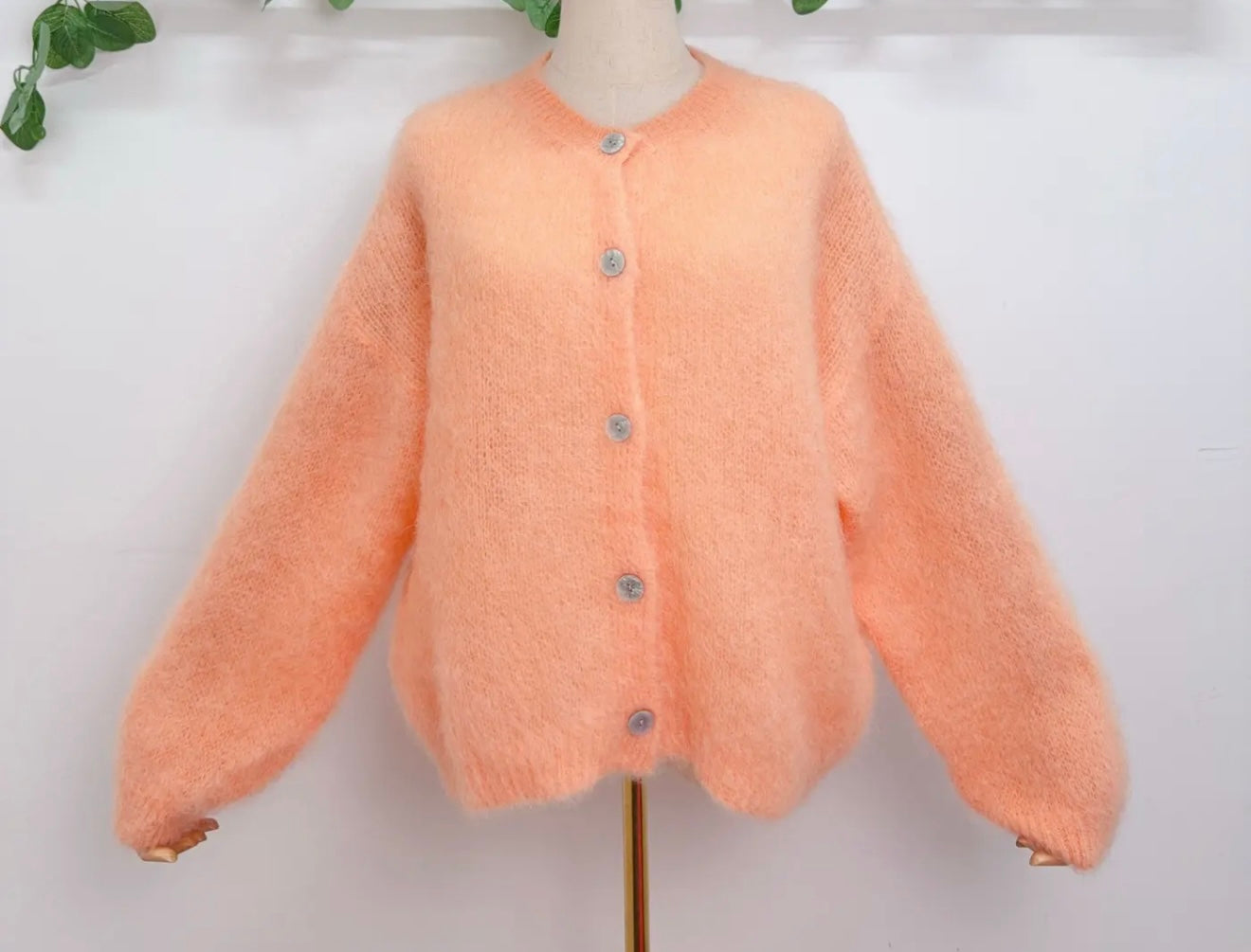 Soft Mohair Blend Cardigan