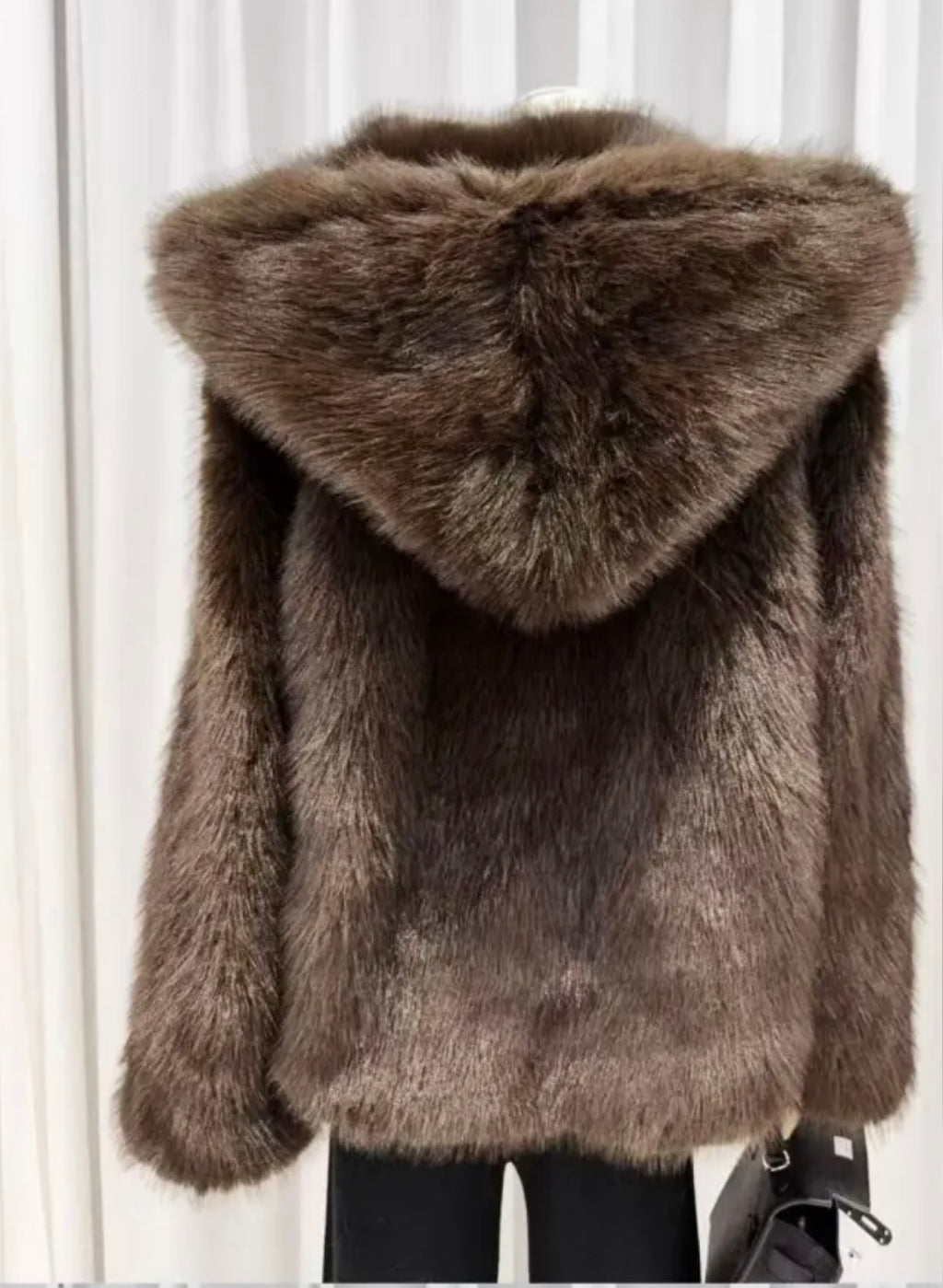 Faux fur jacket