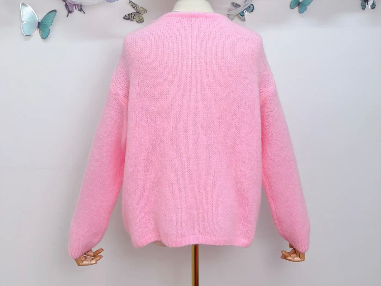 Mohair wool cardigan