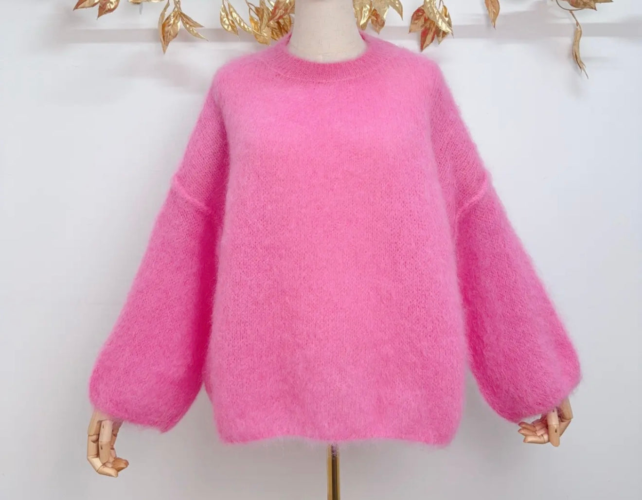 kid mohair wool sweater