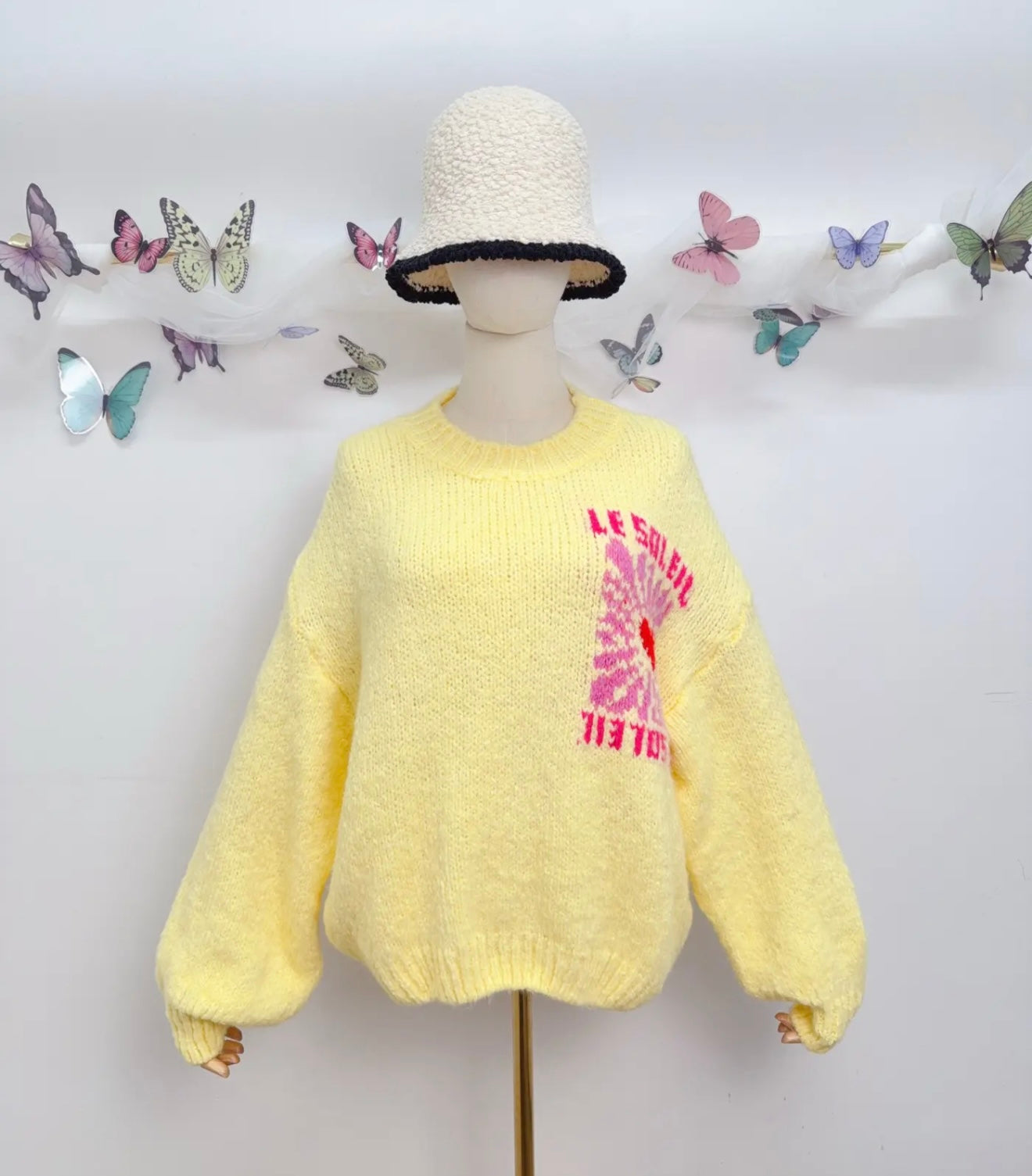 Graphic Knit Sweater