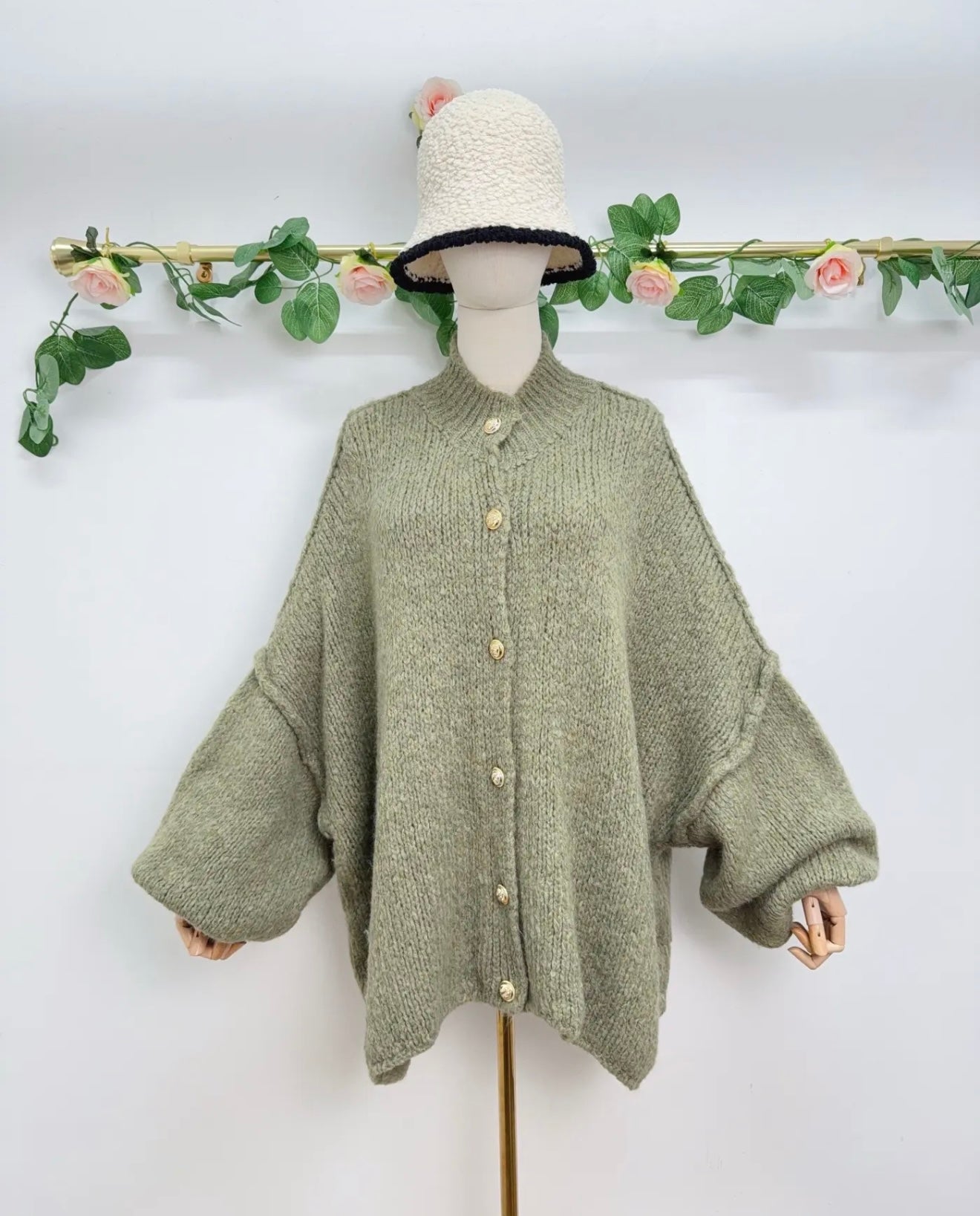 Oversized Knit Cardigan