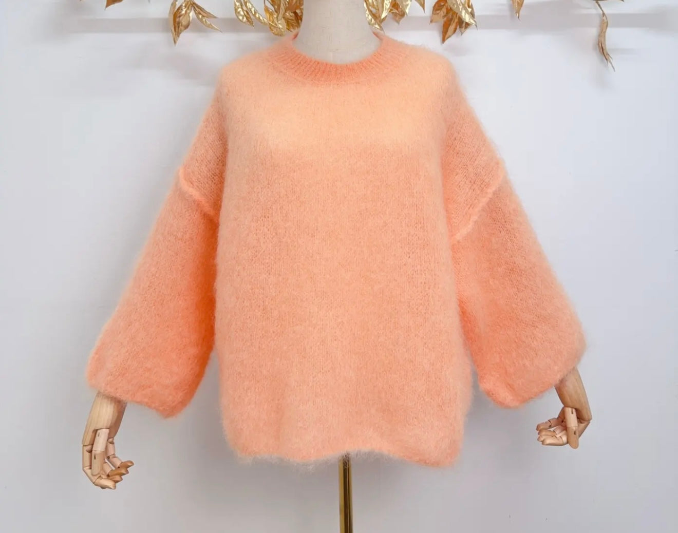 kid mohair wool sweater